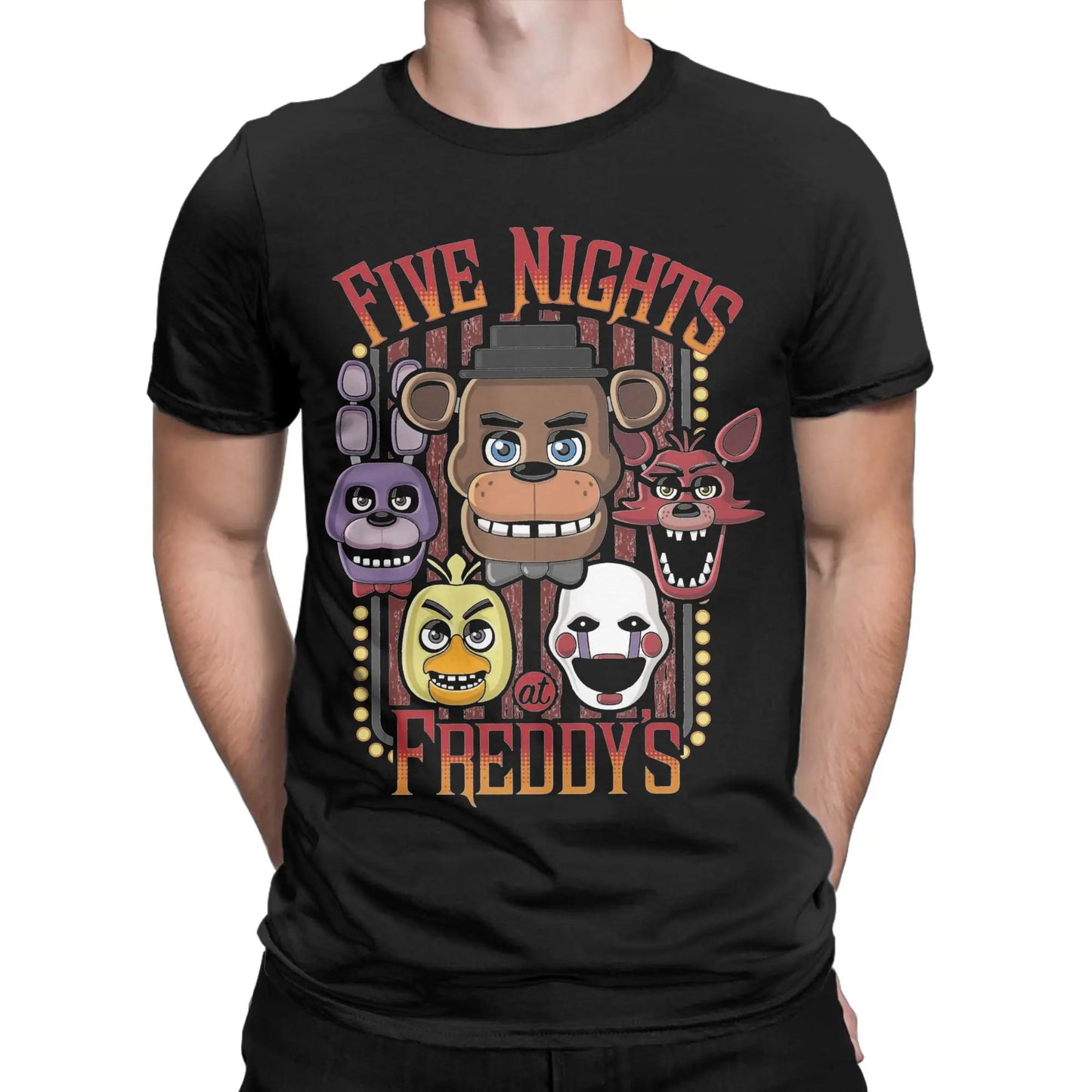 Pánské triko s potiskem FNAF