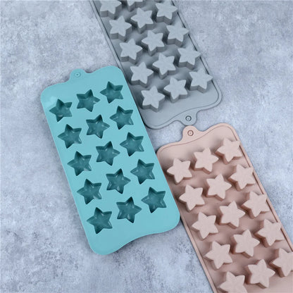 Silikonové formy Hvězdičky