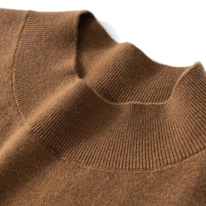 Pánské vlněné triko s roláčkem