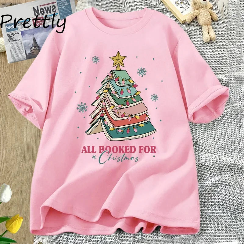 Vánoční triko All booked for