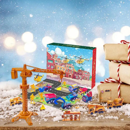 Adventní kalendář s autíčky