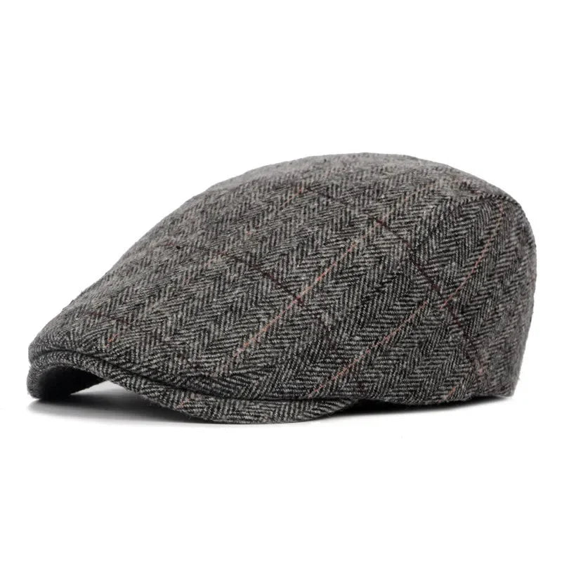 Pánský beret se vzorem
