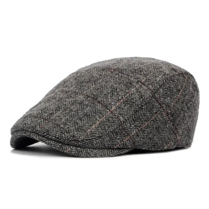Pánský beret se vzorem