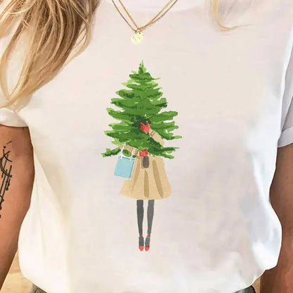 Dámské vánoční triko