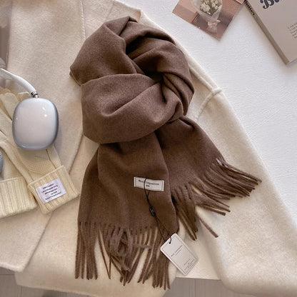 Dámská šála s vlnou