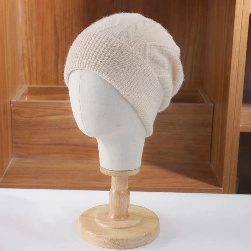 Dámská čepice z merino vlny