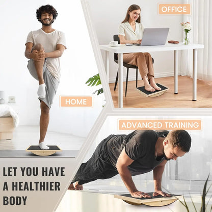 Dřevěná balanční deska