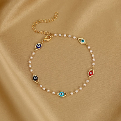Jednoduchý náramek Evil eye