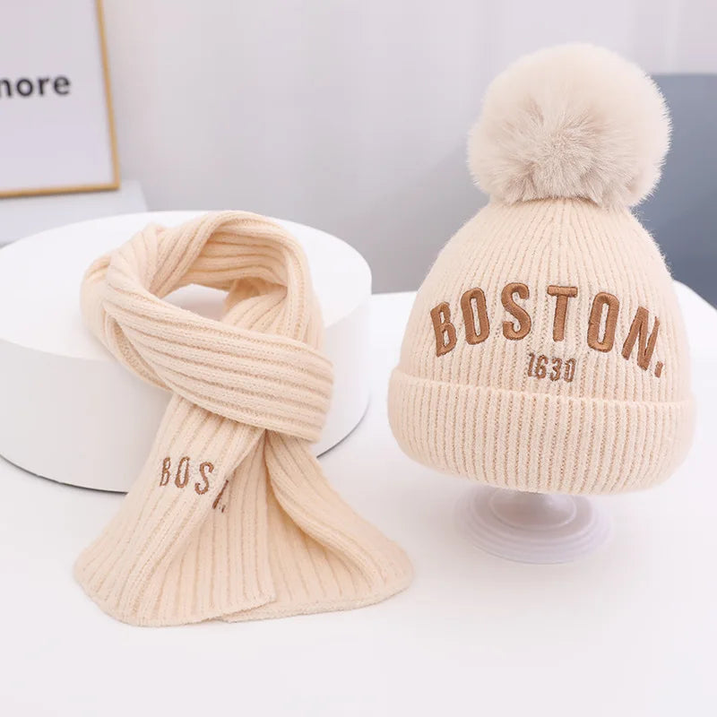 Set čepice a šály Boston
