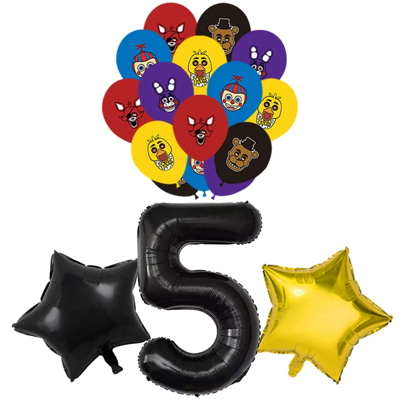 Doplňky na oslavu FIve Night At Freddys