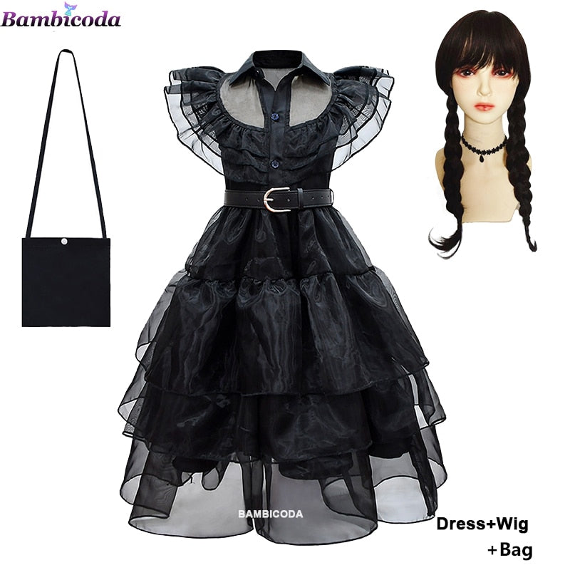 Dívčí kostým Wednesday