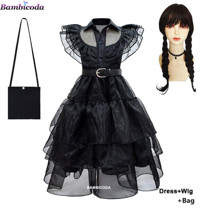 Dívčí kostým Wednesday