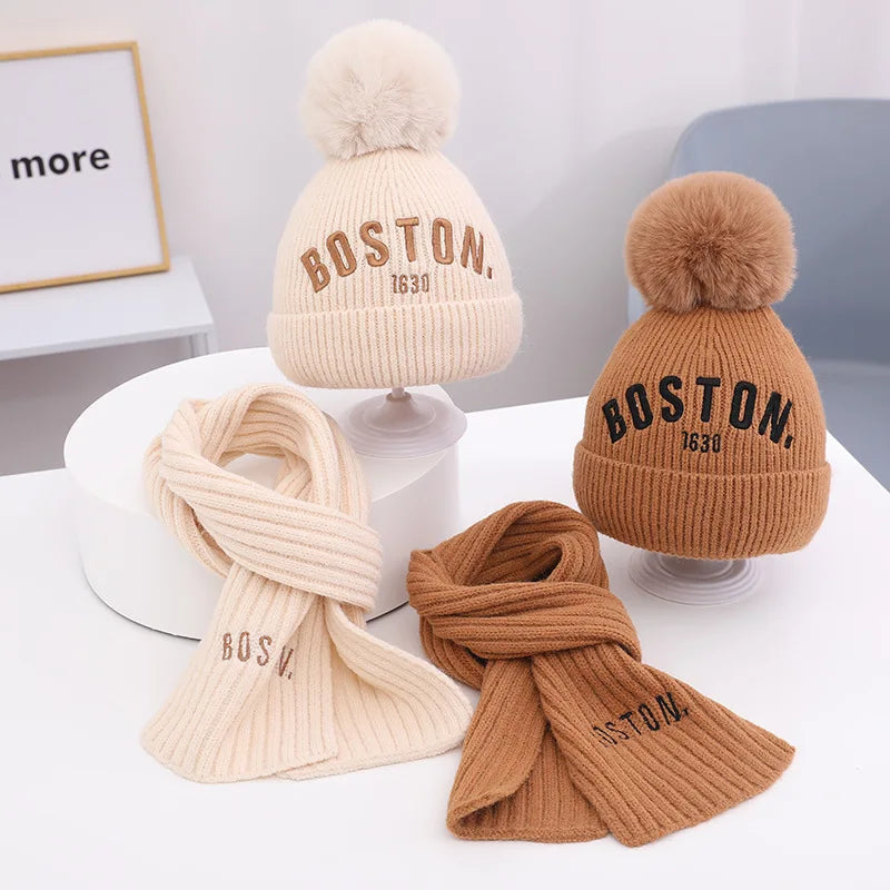 Set čepice a šály Boston