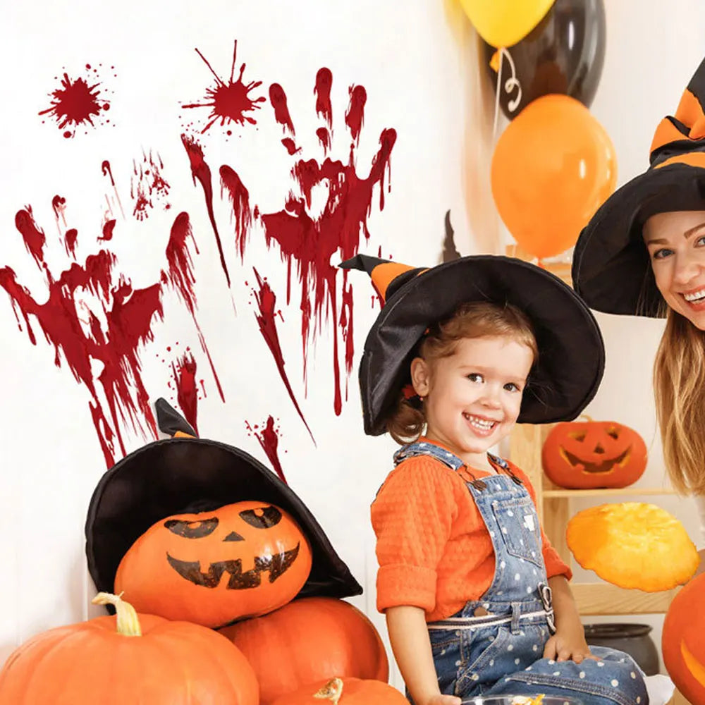 Samolepka na zeď Krvavý Halloween
