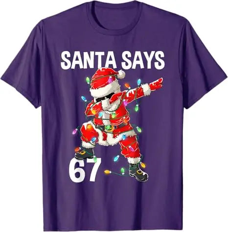 Unisex triko Santa says 6 7