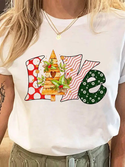 Dámské vánoční triko