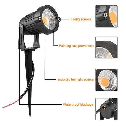 LED lampa na trávník
