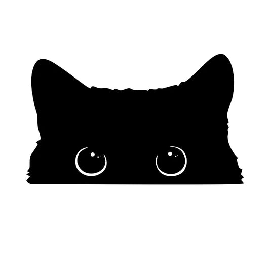 Samolepka kočíčí hlava