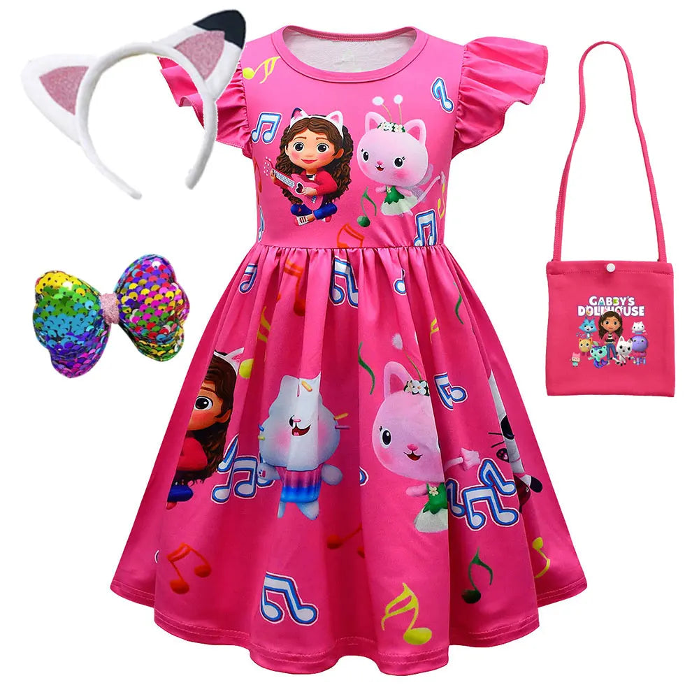 Dívčí šaty a doplňky Gabbys Dollhouse