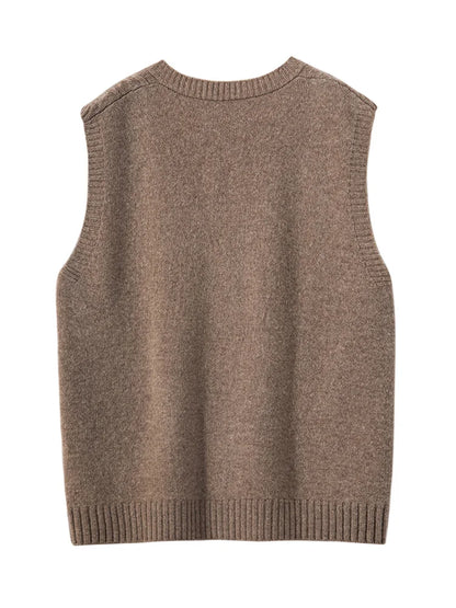 Dámská vesta 100 % merino vlna