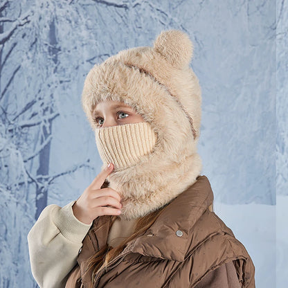 Dětská chlupatá balaclava