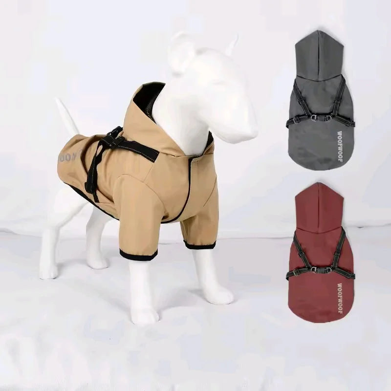 Jednobarevná pláštěnka pro psy