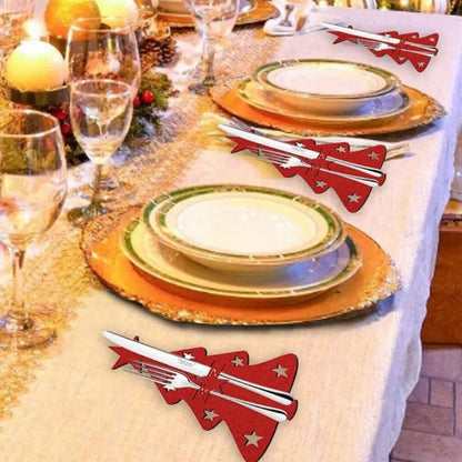 Dekorace na příbory Stromeček