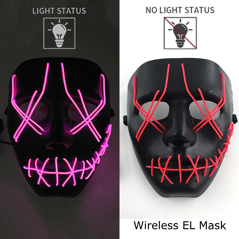 Neonová Led maska