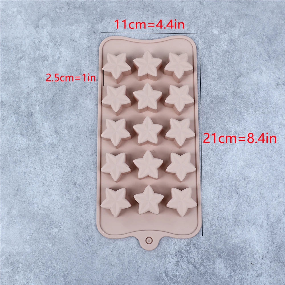 Silikonové formy Hvězdičky