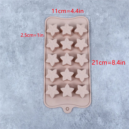 Silikonové formy Hvězdičky