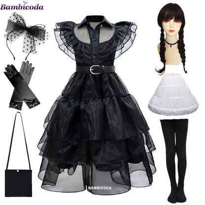 Dívčí kostým Wednesday