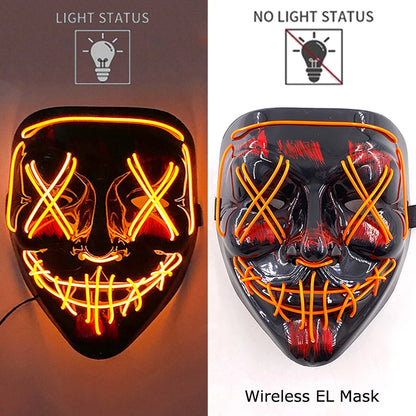 Neonová Led maska