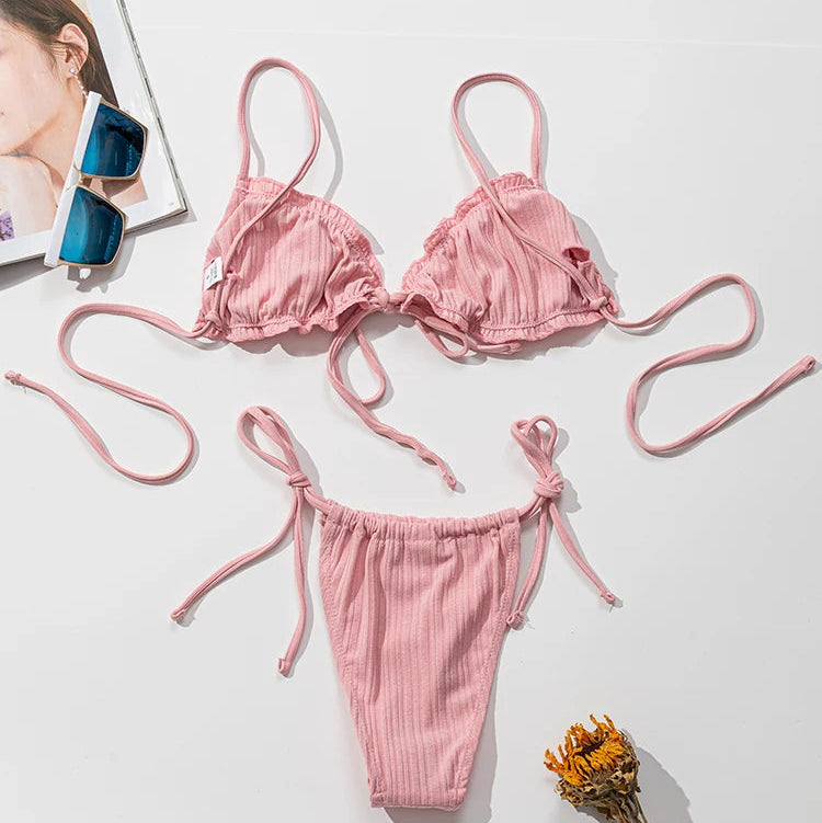 Dámské bikiny se zavazováním
