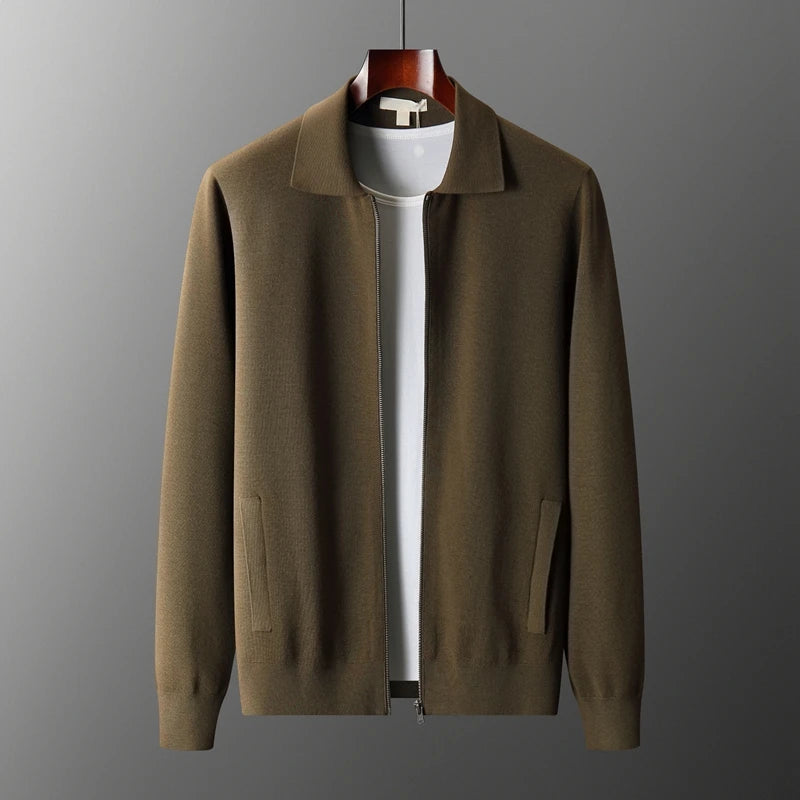 Pánský kardigan 100 % merino vlna