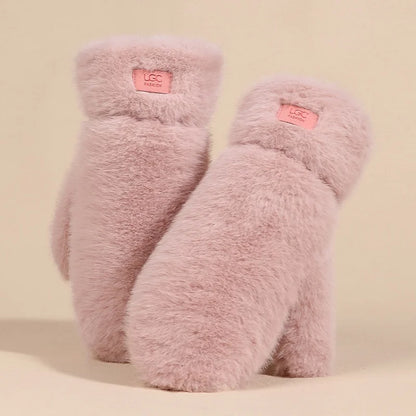 Dámské chlupaté palčáky