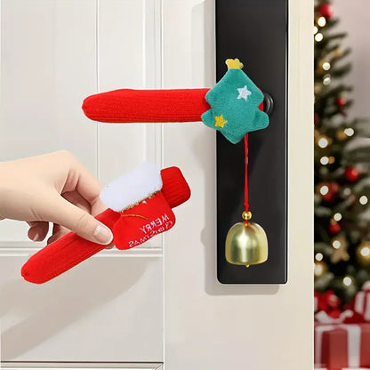 Vánoční dekorace na kliky
