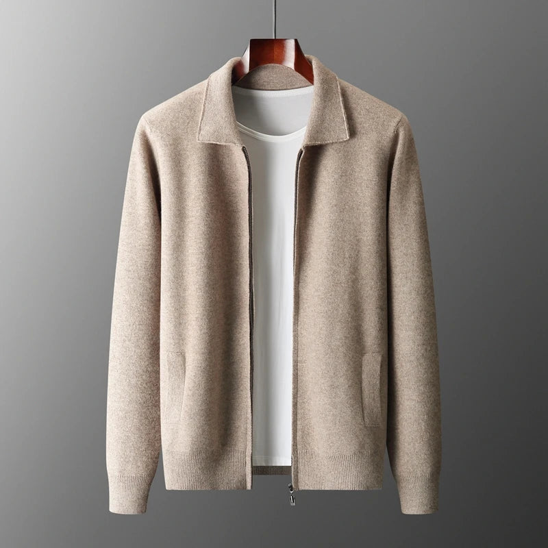 Pánský kardigan 100 % merino vlna
