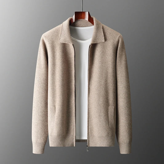 Pánský kardigan 100 % merino vlna