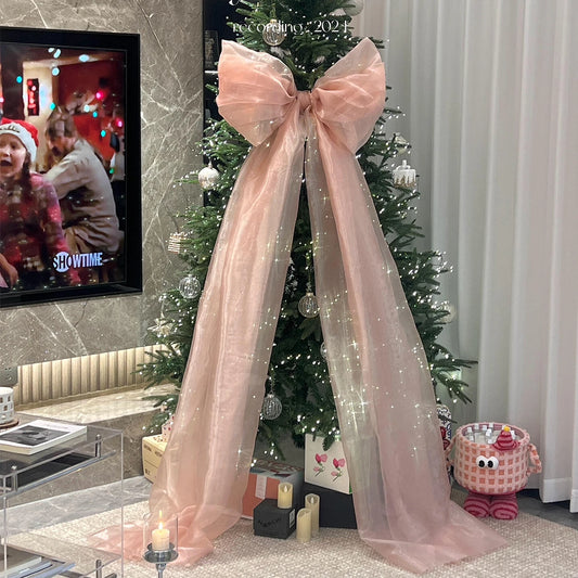 Velká mašle na stromeček