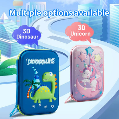 Penál s jednorožcem či dinosaurem