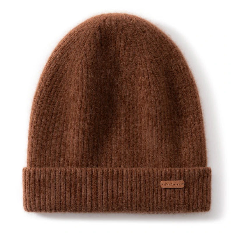 Dámská beanie 100 % kašmír