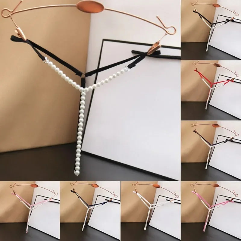 Dámské tanga s korálky