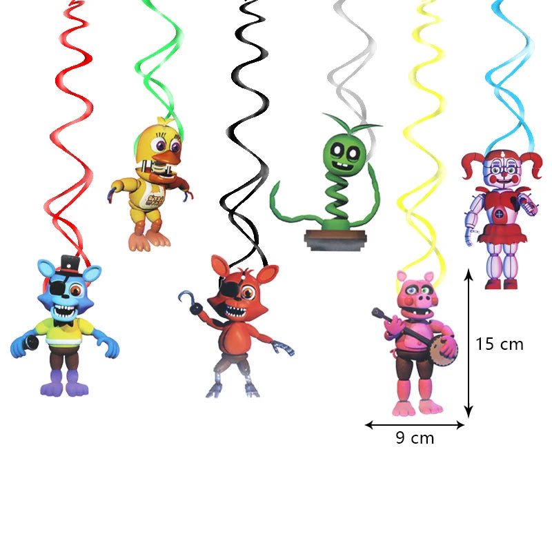 Doplňky na oslavu FIve Night At Freddys