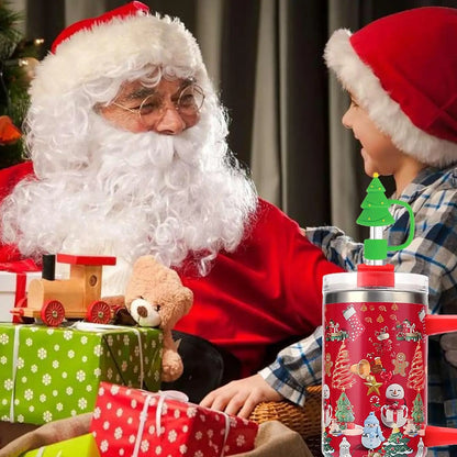 Vánoční ozdoby na Stanley brčka