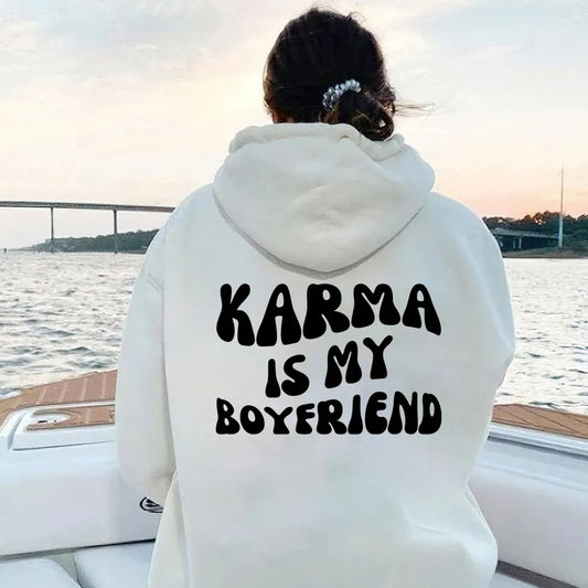 Dámská mikina Karma Is My Boyfriend