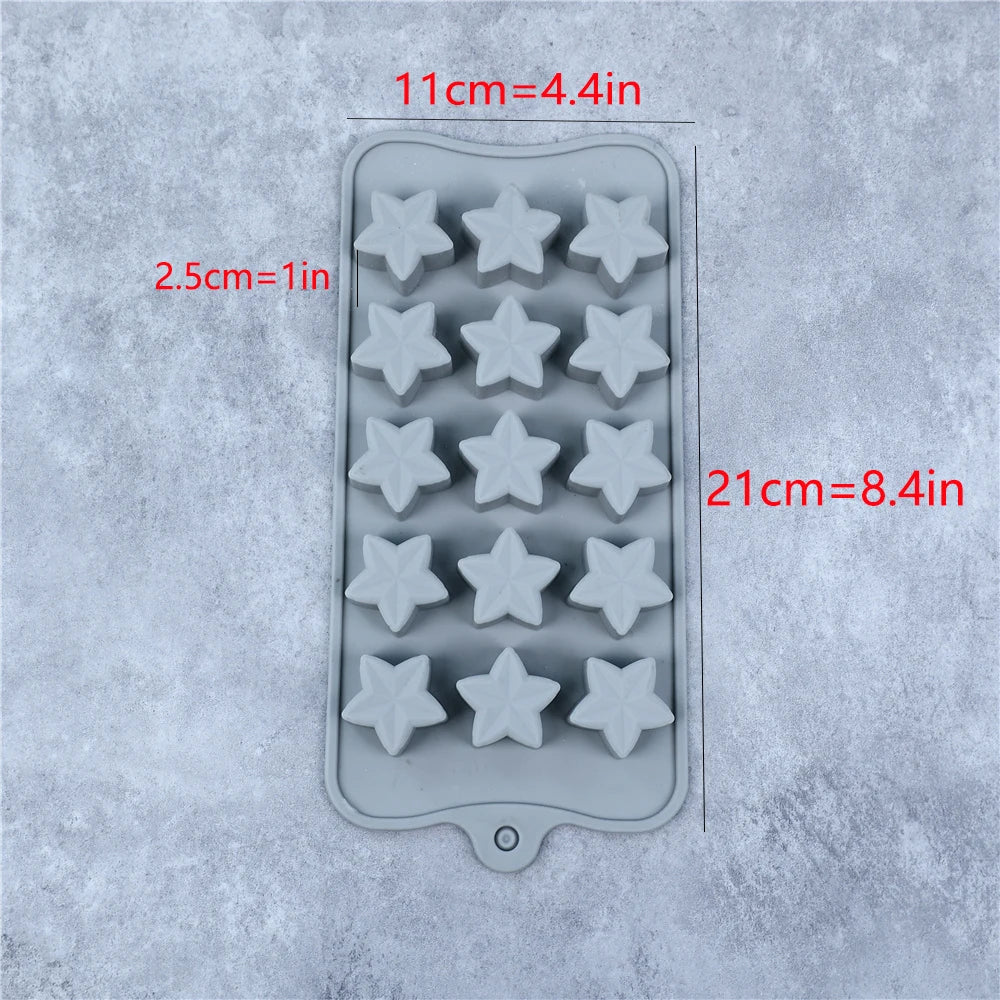 Silikonové formy Hvězdičky
