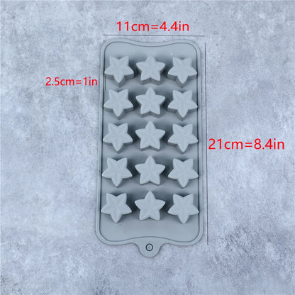Silikonové formy Hvězdičky