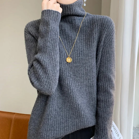 Dámský vroubkovaný rolák