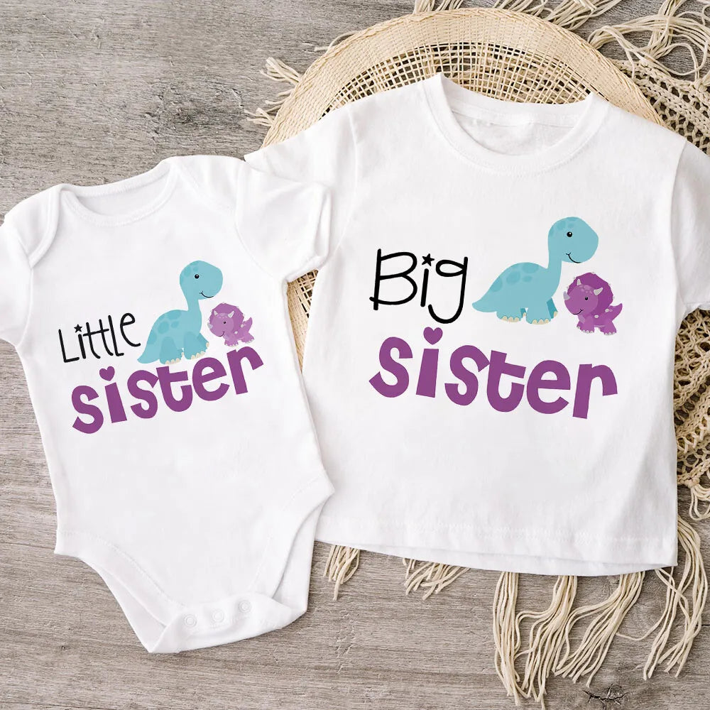 Dívčí triko Big Sister Little Sister