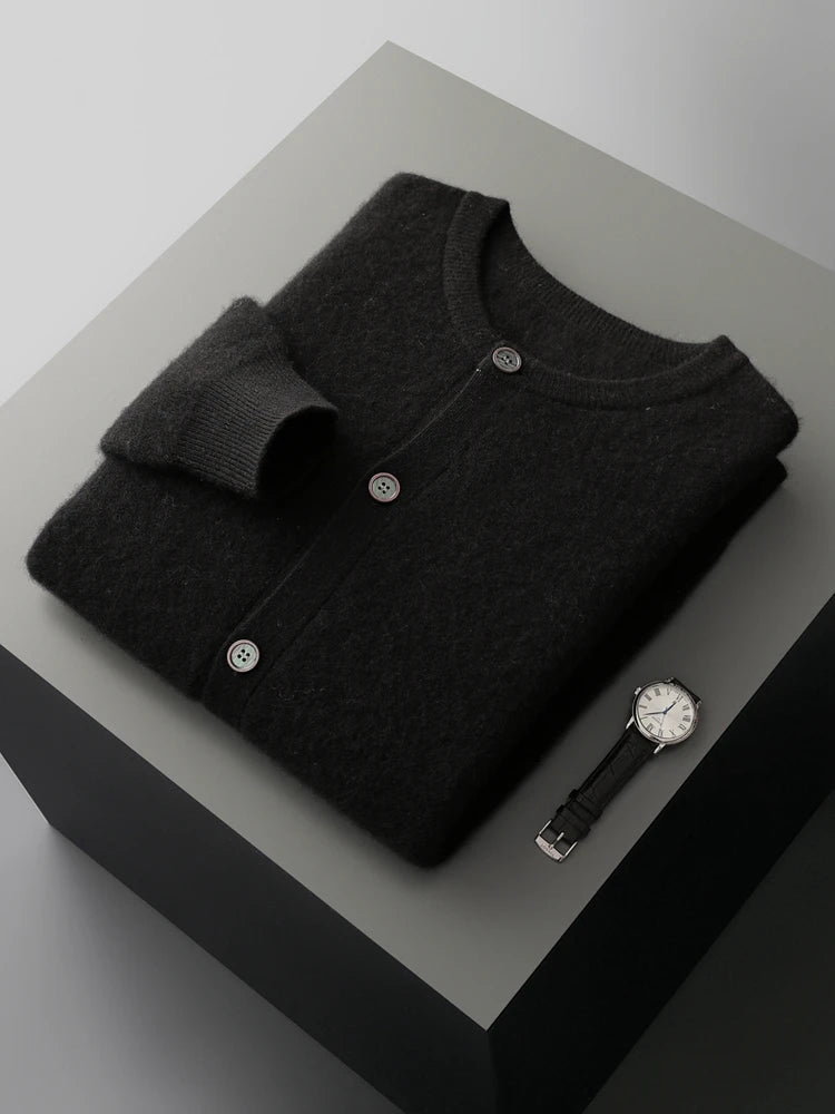 Pánský kardigan 100 % merino vlna